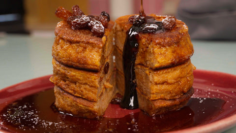 Pumpkin soufflé pancakes