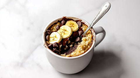 Choco-Banana Yogurt Mug Cake