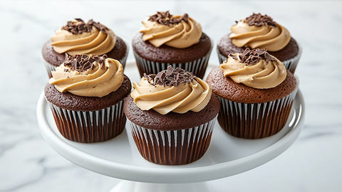 Choco Cupcakes with Cream