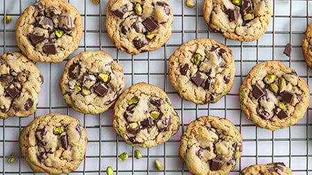 Chocolate Pistachio Cookies