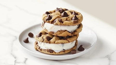 Chocolate chip ice cream cookies