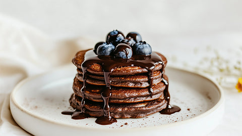 Cocoa Pancakes with Nutella
