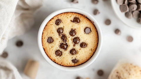 Microwave Chocolate Chip Cookie Cup