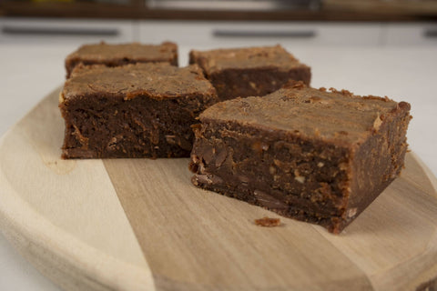 Peanut butter brownies